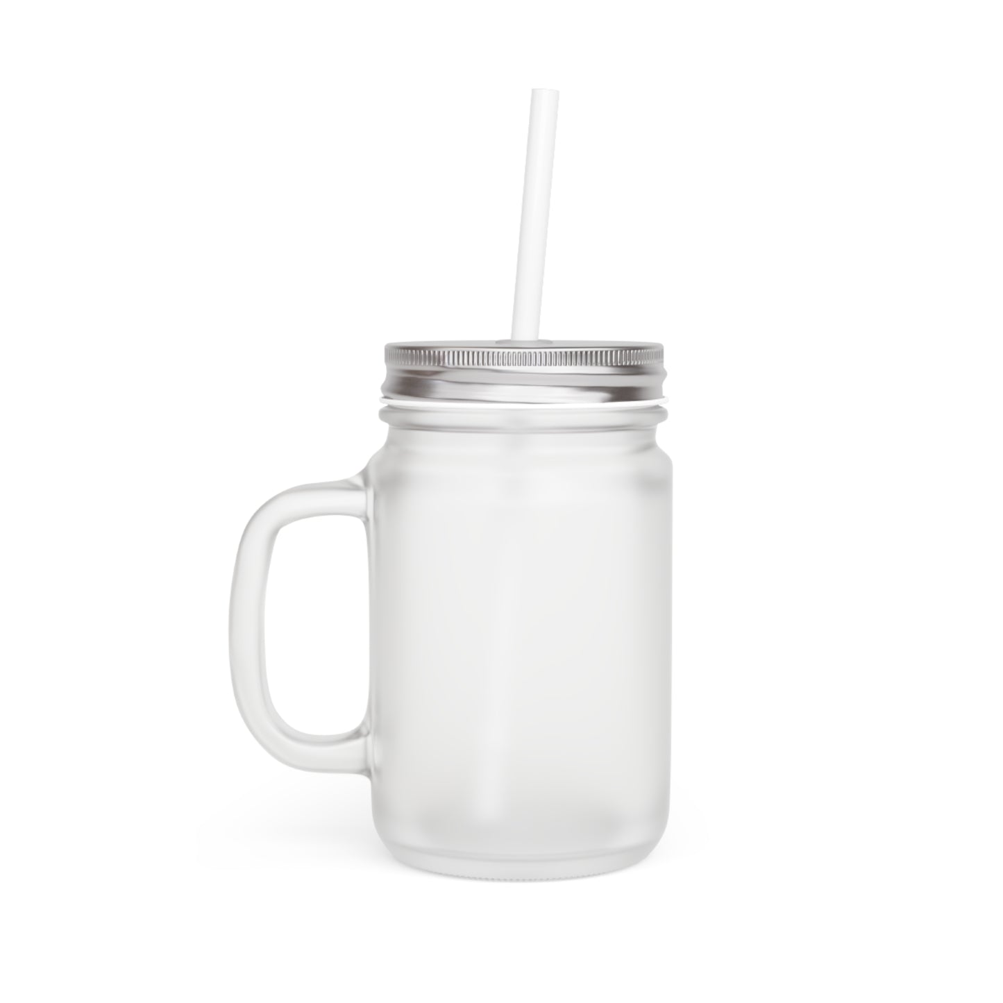 Floral Mason Jar with Straw, Rustic Home Decor, Wedding Favor, Glass Drinkware, Farmhouse Kitchen Accessories, Eco-Friendly Cup