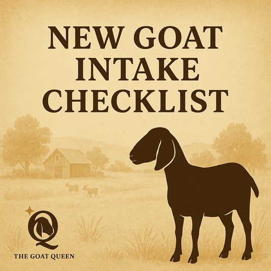 New Goat Intake Form